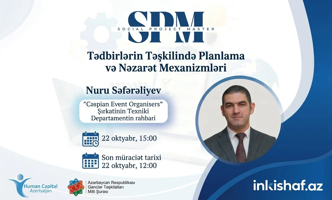 “SPM: Social Project Master” proqramı yeni mövzularla davam edir! 🎯